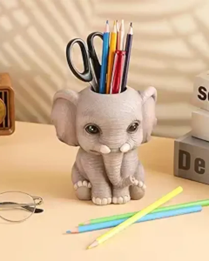 Elephant Pen Pencil Holder