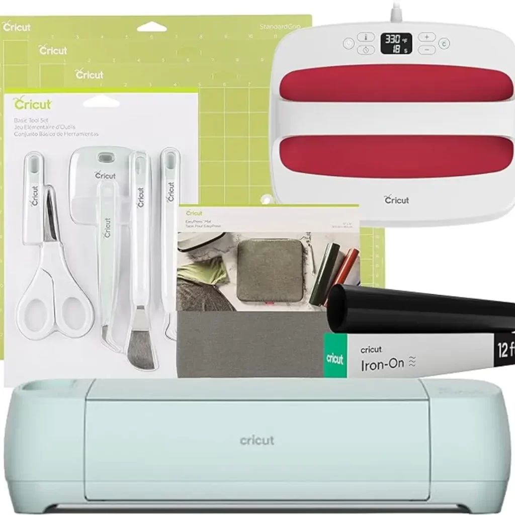 Cricut Explore 3 Smart Cutting Machine - Iron-On Starter Bundle